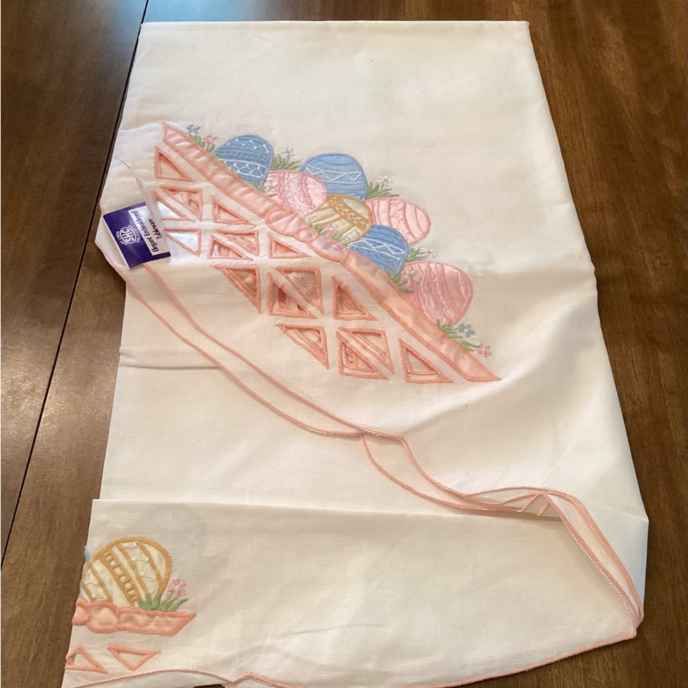 Easter Egg Embroidered Tablecloth